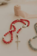 First Communion Rosary | Catholic Rosary: Pink - Buenz Gifts