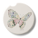 "Nature Butterfly" Stone Car Coaster