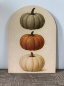 Stacked Pumpkins Arch: 7x10"
