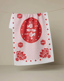 USA Cowgirl Tea Towel: Navy - Buenz Gifts