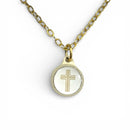 Tap To Pray® Survivor Series Necklace: Onyx + Cross - Buenz Gifts