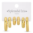 Combo 3, Small To Bold Huggies: Silver