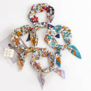 Scarvii - Cute Floral Square Scarf: PURPLE / 70*70 - Buenz Gifts