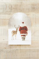 Santa and Reindeer Walking, Arch | Christmas 2025: 7x10" - Buenz Gifts