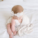 Knit Headband Bow - Oat