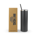 20oz POWDER COATED SKINNY TUMBLER: White - Buenz Gifts