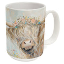"Highland Beauty" 15 oz. Decorative Ceramic Mug