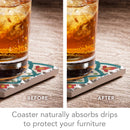 Spanish Villa Assorted Image Tumbled Tile Coaster 4 Pack