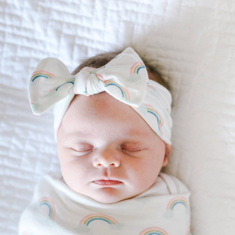 Knit Headband Bow - Daydream