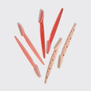 Recycled Plastic Dermaplaners 6pc Set - Asstd Cherry Blossom - Buenz Gifts