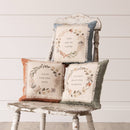 Mini Pillows - Dried Floral Wreaths (Pk/03 Ast) - Buenz Gifts