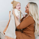 SATIN BORDER RECEIVING BLANKETS: Sun and Sea