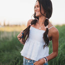 "Wish" Silver Star Hair Tie Bracelets: Large