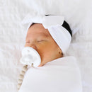 Knit Headband Bow - Dove