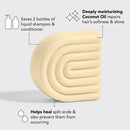 Coconut Oil Conditioner Bar for Dry Damaged Hair - Buenz Gifts