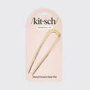 Metal French Hair Pin - Gold - Buenz Gifts
