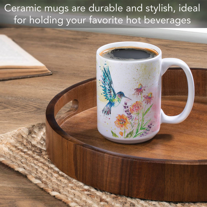 "Fanciful Flight" 15 oz. Decorative Ceramic Mug