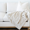 LUSH THROW BLANKETS: Charcoal