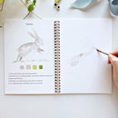 Animals watercolor workbook