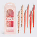 Recycled Plastic Dermaplaners 6pc Set - Asstd Cherry Blossom - Buenz Gifts