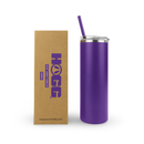 20oz POWDER COATED SKINNY TUMBLER: Navy Blue - Buenz Gifts