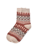 Rufia - 5 Pairs Bohemian Wool-Blend Socks Set: 7020 / ONE SIZE - Buenz Gifts