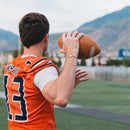 "Game Day" Orange & White Hair Tie Bracelets: Large - Buenz Gifts