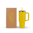 40oz POWDER COATED BIG SWIG TUMBLER: Beige - Buenz Gifts