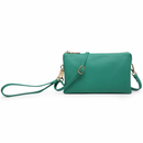 Riley 3 Compartment Purse With Zipper Closure