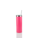 20oz POWDER COATED SKINNY TUMBLER: Navy Blue - Buenz Gifts