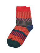 Rufia - 5 Pairs Bohemian Wool-Blend Socks Set: 7020 / ONE SIZE - Buenz Gifts