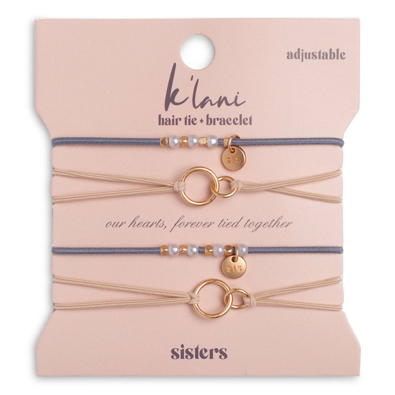 "Sisters" Sharable Hair Tie Bracelets