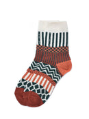 Rufia - 5 Pairs Bohemian Wool-Blend Socks Set: 7020 / ONE SIZE - Buenz Gifts