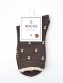 Rufia - Floral Lace Trim Socks: White / One Size - Buenz Gifts