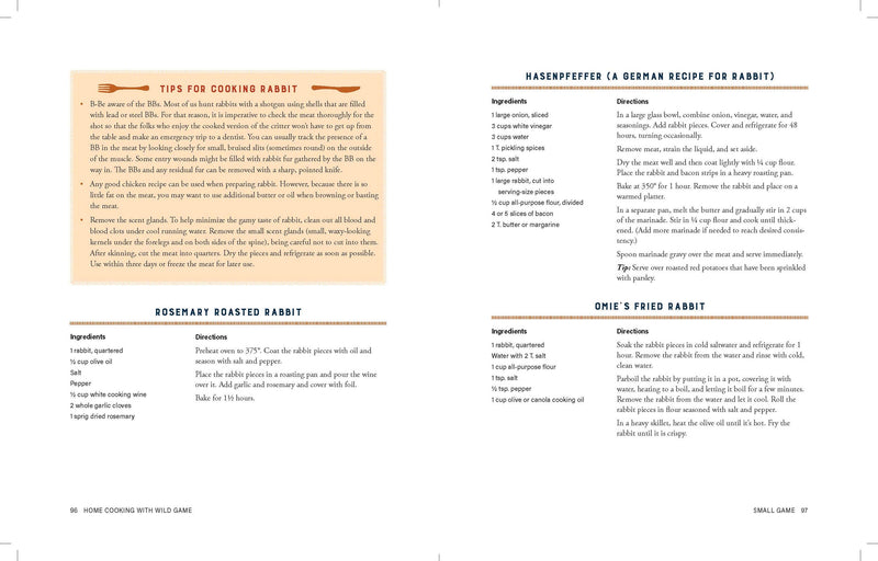 Home Cooking with Wild Game:  Over 200 Hearty Recipes: Paperback / English