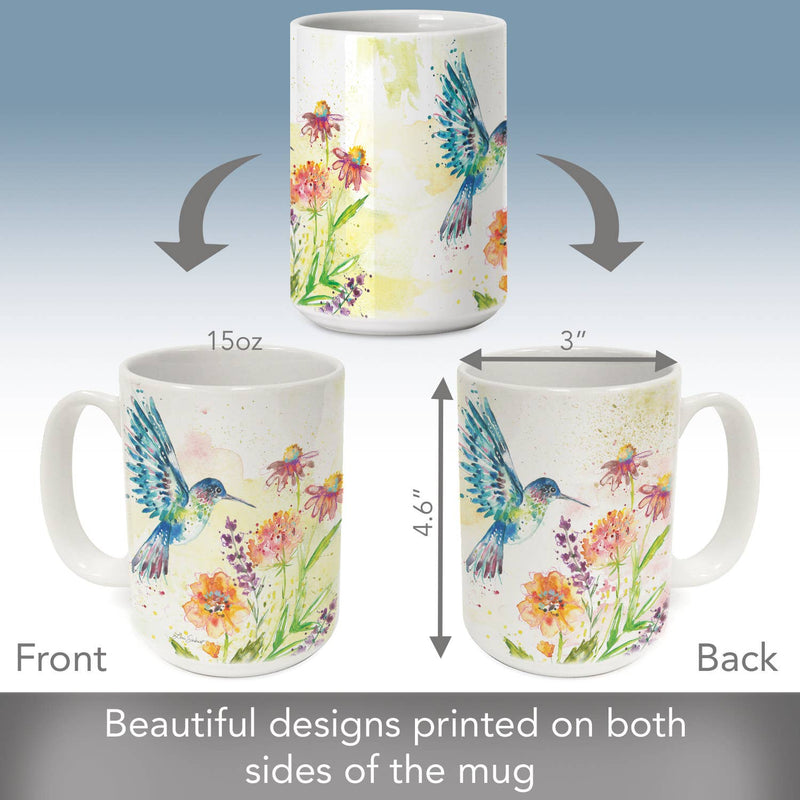 "Fanciful Flight" 15 oz. Decorative Ceramic Mug