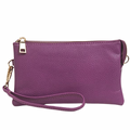 Riley 3 Compartment Purse With Zipper Closure