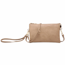 Riley 3 Compartment Purse With Zipper Closure