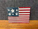 American Flag Wood Block - Eakins/Fox 6.13.26 - Buenz Gifts