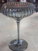 Tag Martini Glass Ribbed Black Avalos/Poppe 9.12.26