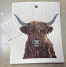 Swedish Dish Towel Highland Cow Rut/Wurdeman 6.20.26 - Buenz Gifts
