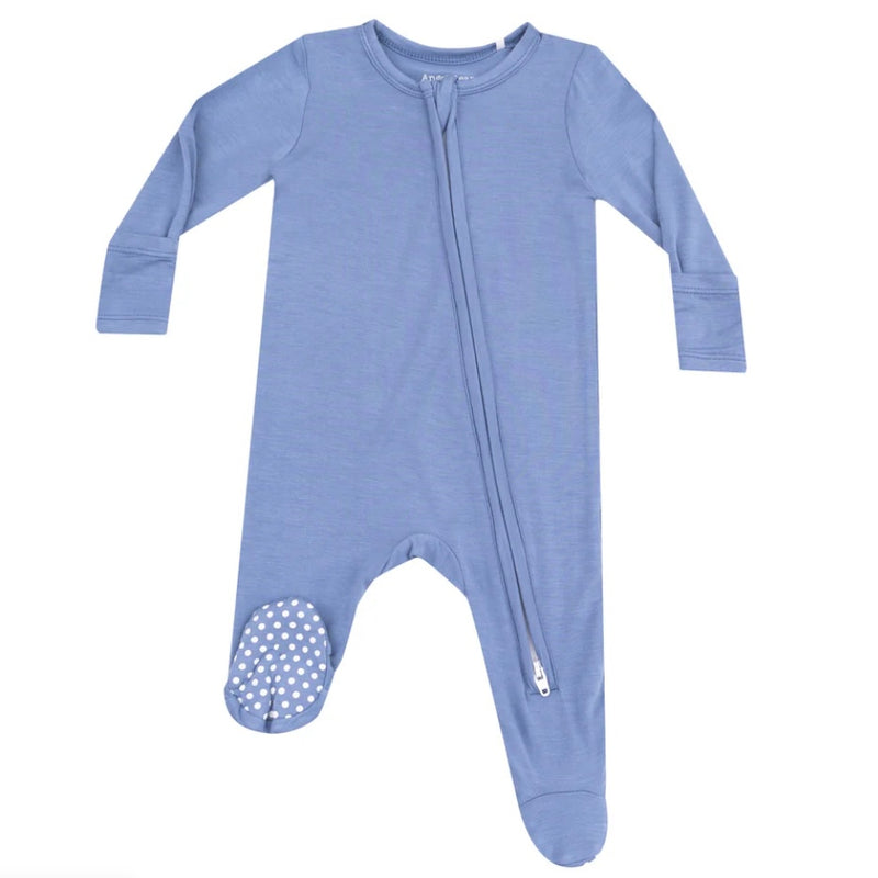 Angel Dear Solid Footies with 2-Way Zipper