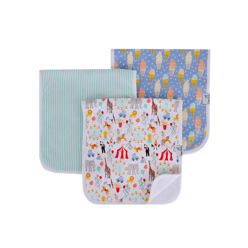 Copper Pearl Premium Burp Cloths 3 Pack