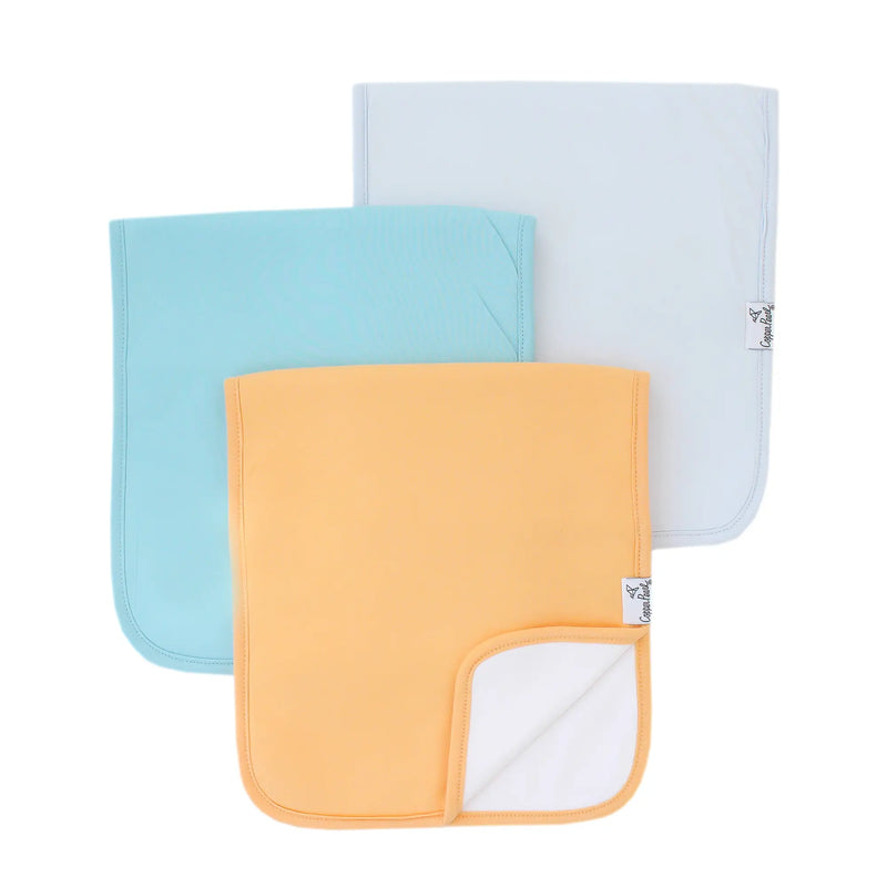 Copper Pearl Premium Burp Cloths 3 Pack
