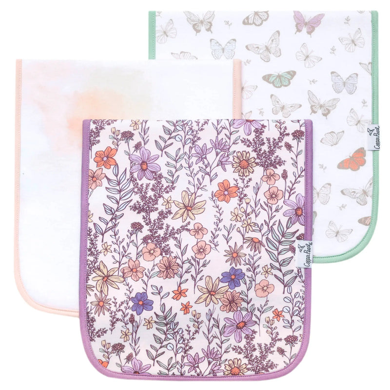 Copper Pearl Premium Burp Cloths 3 Pack