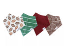 Copper Pearl Bandana Bib Sets 4 Pack