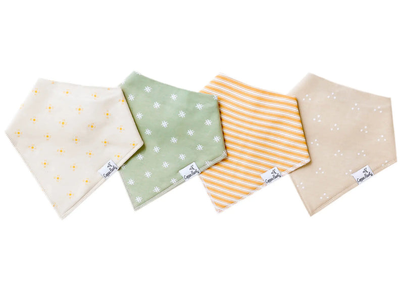 Copper Pearl Bandana Bib Sets 4 Pack