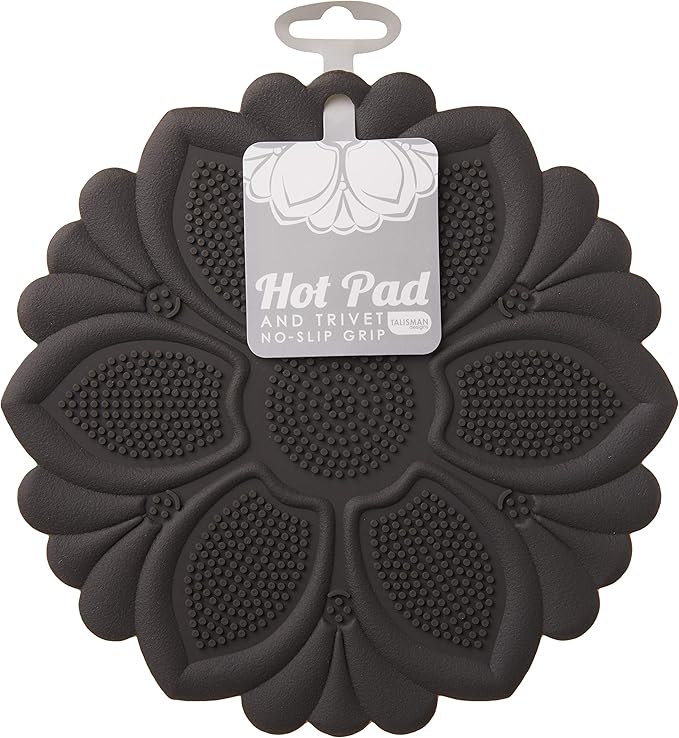Black Flower Silicone Trivet - Munson