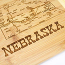 Nebraska Engraved Cutting/Charcuterie Board