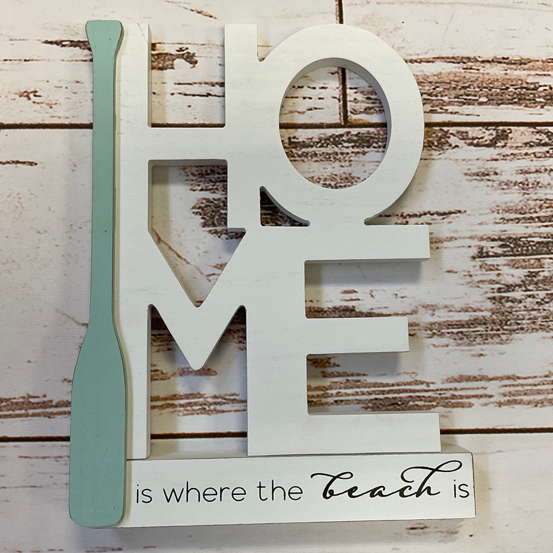 Home Is Where The Beach Is Sign - Buenz Gifts